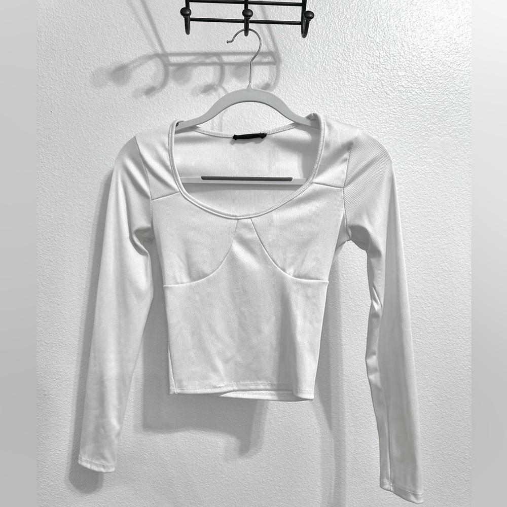 21 Saints Fitted Long Sleeve. Size: S. Color: White